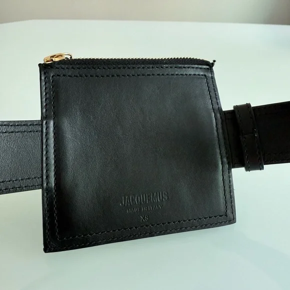 Jasquemus Black Belt With Wallet - Picture 4 of 5